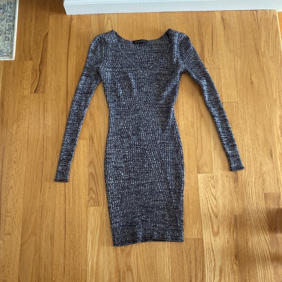 Dynamite Ribbed Sweater Dress - Picture 1 of 6
